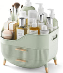 Makeup Organizer with Drawers, Handle and Skincare Storage Box
