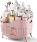 Makeup Organizer with Drawers, Handle and Skincare Storage Box